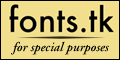Special-purpose fonts