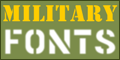 MILITARY fonts