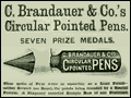 C. Brandauer & Co's Circular Pointed Pens
