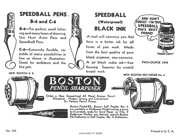 Speedball Pens